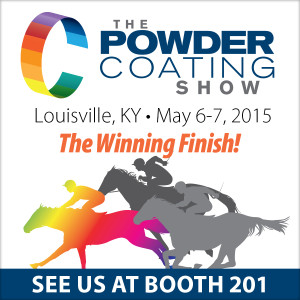 IntelliFinishing will be at The Powder Coating Show 2015 - See Us at Booth 201