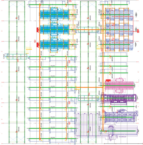 Shuttle Layout for IntelliFinishing